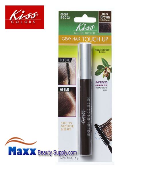 Kiss Quick Cover Brush-in Hair Color Touch up 0.25oz